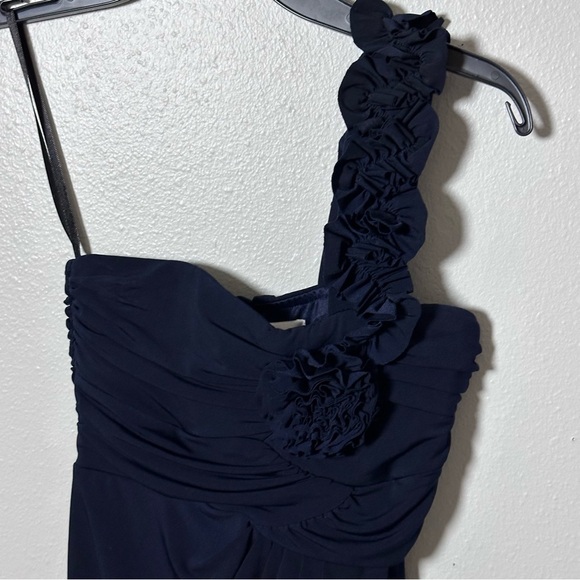 Sweet Storm Women Party One Shoulder Navy Blue Dress size small - Picture 4 of 9